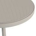 Modern Round Side Tables With Wooden Tops And Stable Metal Stands
