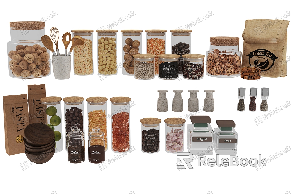 seasoning bottle food seasoning bottle jar model