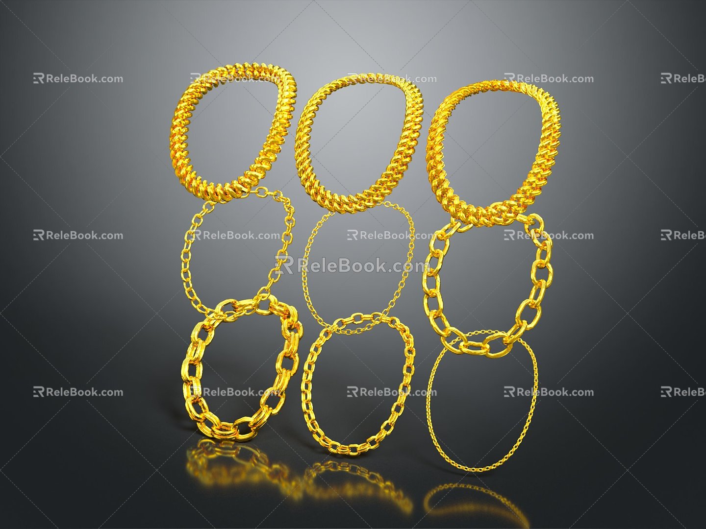 Light Luxury Necklace Window Model Gold Necklace Jewelry Model Jewelry Model Tianzhu Necklace model