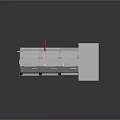 Sci-fi Corridor Sci-fi Capsule Space Capsule Hibernation Cabin Freezing Cabin Rest Cabin Rest Capsule 3d model