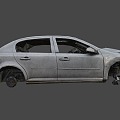 Destroyed car 3d model