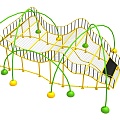 Children's Large Crawl Outdoor Crawl Outdoor Climbing Park Children's Climbing Net 3d model