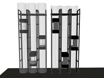 Modern Elevator Sightseeing Elevator 3d model