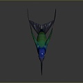 Modern Hummingbird Birds 3d model