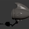 Designer Crafting 3D Mechanical Creature With Grid Face And Spiral Appendage