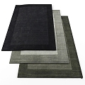 modern square carpet carpet 3d model