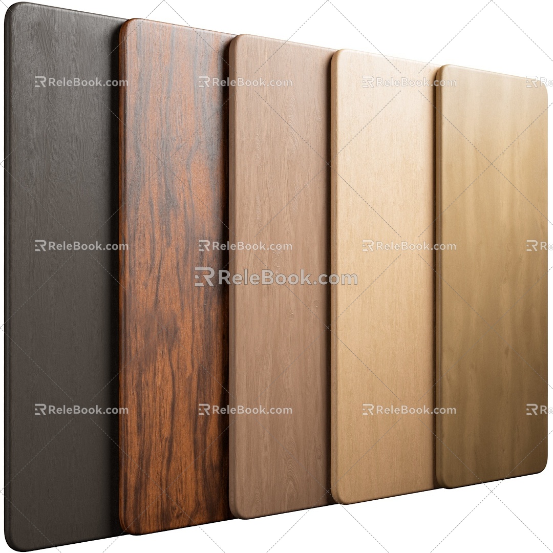 Wood grain material Wood veneer material Wall panel material 3d model