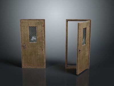 Door Wooden Door Bedroom Door Home Door Furniture Realistic model