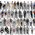 Characters Men Women Common Characters Scenes Characters 3d model