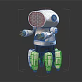 Modern Robot Patrol Robot Security Robot 3d model