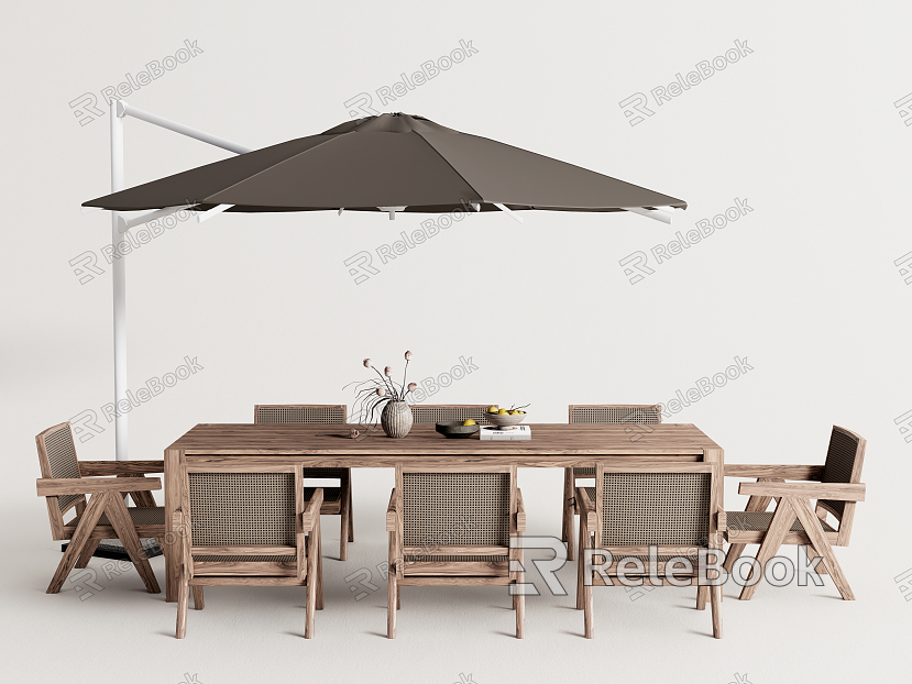 Outdoor Tables and Chairs Outdoor Tables and Chairs Rattan Tables and Chairs Sunshade model