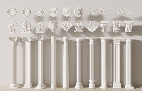 Jane's Roman Column 3d model