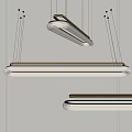 Modern Linear Chandelier With Golden Metal Frame And Soft Warm Illumination For Contemporary Interiors