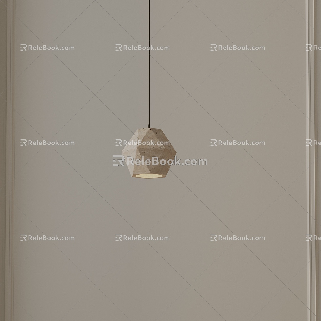 Modern chandelier 3d model