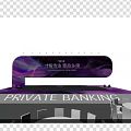 Private Banking Event Stage With Modern Lighting And Professional Backdrop Design 3d model
