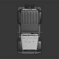 Silver And Black Off Road Vehicle With Hardtop Large Tires And Front Grille Design