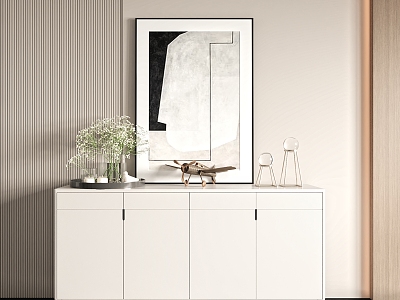 Modern Side Cabinet Side Cabinet Entrance Cabinet model