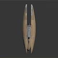 Futuristic Mechanical Structure With Brown Body And Metallic Components Unique Design And Shiny Base