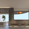 Modern Tea Shop Interior Design With Sleek Bar Counter And Cozy Seating