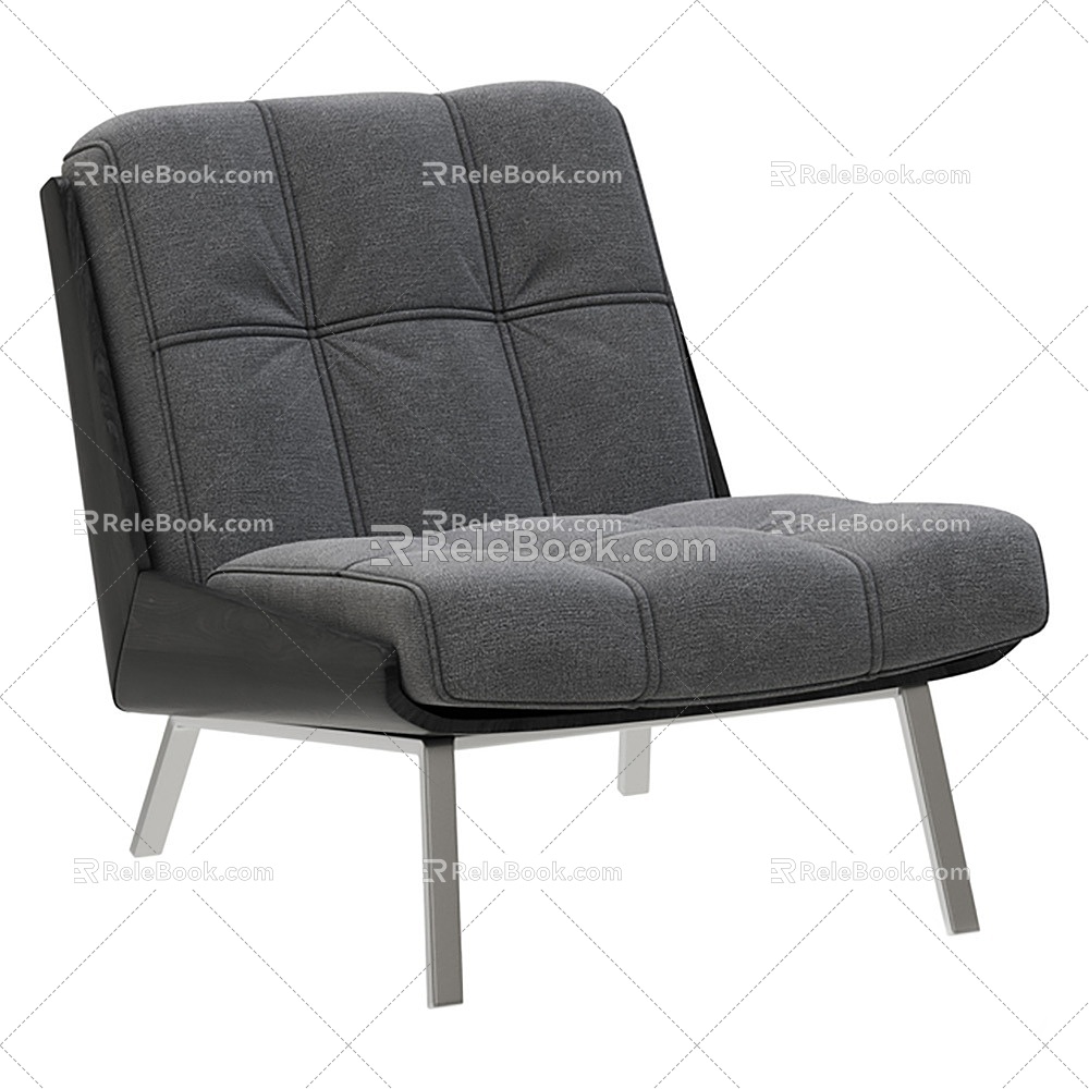 Sofa Single Sofa Seat Casual Sofa 3d model