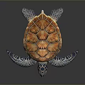 Turtle Cartoon Turtle Snapping Turtle Chickbill Turtle Reptile Cold Blooded Animal Reptile Class 3d model