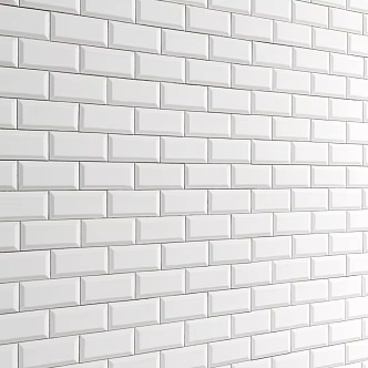 modern tile decoration white tile panel form kitchen backsplash 3d model