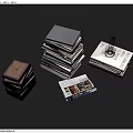Stacked Books And Magazines Collection With Assorted Covers And Styles 3d model