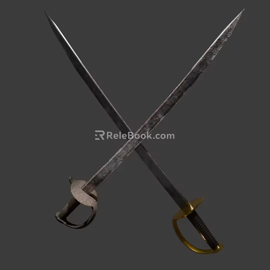 sword weapon 3d model