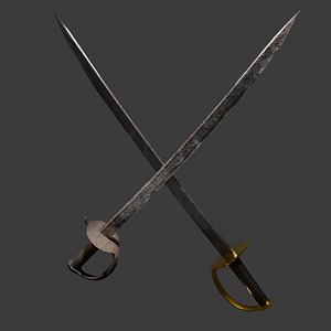 sword weapon 3d model