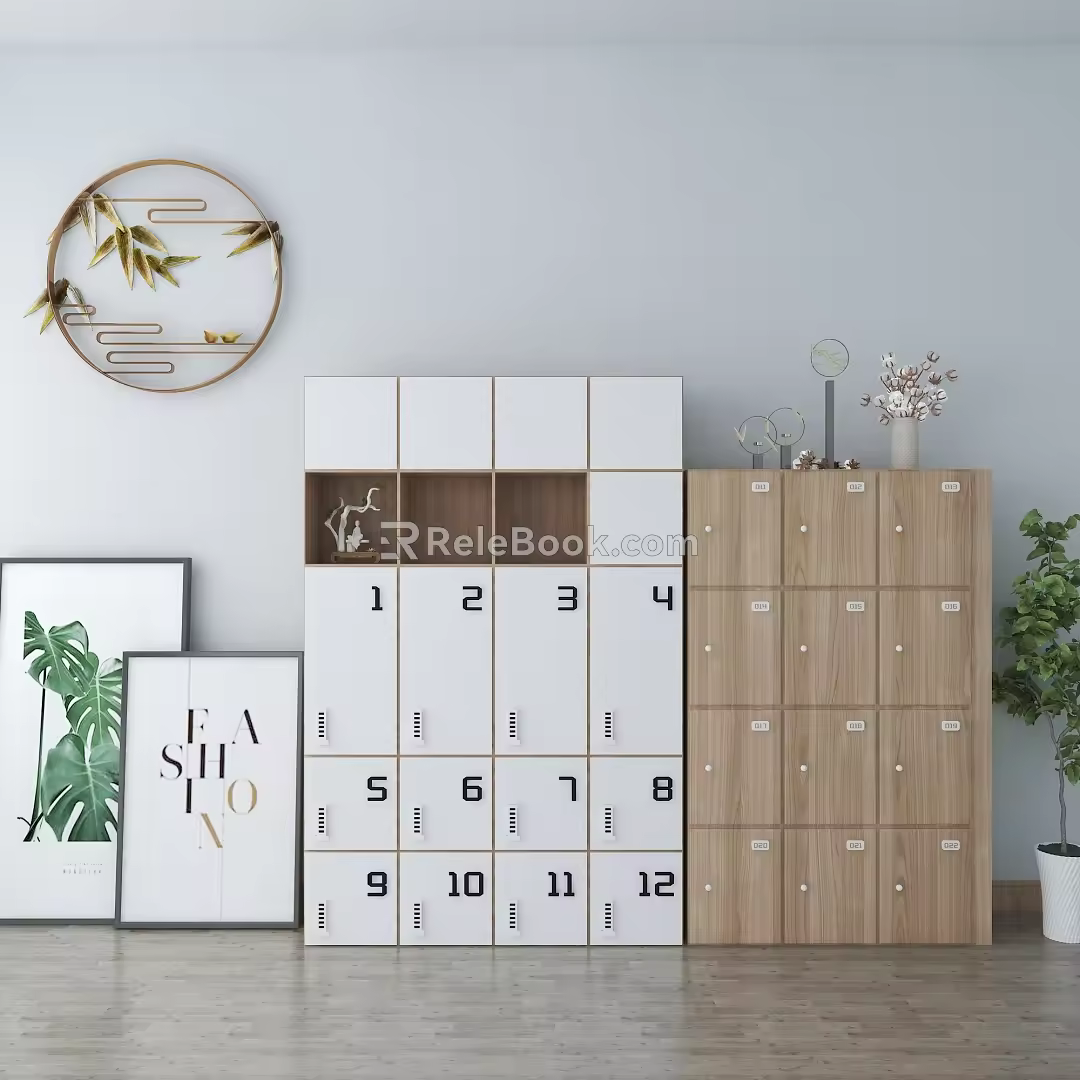 Modern Decorative Cabinet Side Cabinet 3d model