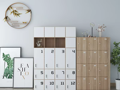 Modern Decorative Cabinet Side Cabinet 3d model