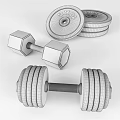 Durable Home Gym Fitness Equipment With Adjustable Dumbbells Weight Plates And Rack
