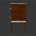 Elegant Wooden Console Cabinet Sideboard With Marble Top And Decorative Drawers