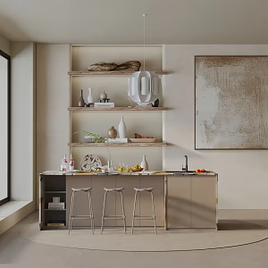 Modern dining table 3d model