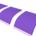 Purple Solar Panel Array Arranged in Neat Rows for Renewable Energy Use