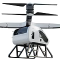 Smart Intelligent Drone With Quadrotor Design Stable Landing Gear And Aerodynamic Structure