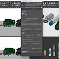 Industrial Equipment Various Colored Truck Models For Industrial Logistics And Transport