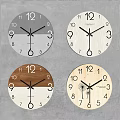 Modern clock clock wall clock 3d model