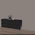 Cafe Counter Featuring Stainless Steel Coffee Machine And White Cup On Black Countertop