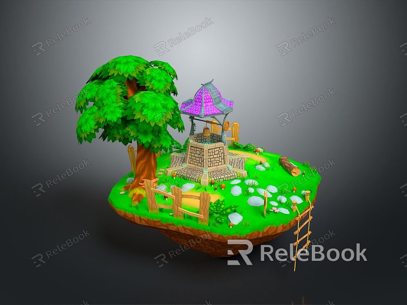 Game Environment Game Scene Fairy Tale Scene Fairy Tale Magic Scene Magic Item Fantasy Scene model