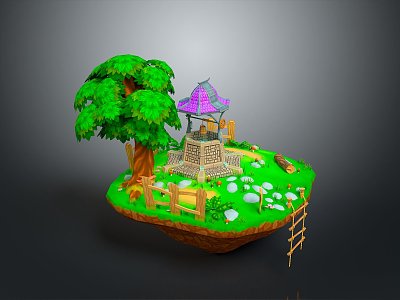 Game Environment Game Scene Fairy Tale Scene Fairy Tale Magic Scene Magic Item Fantasy Scene model