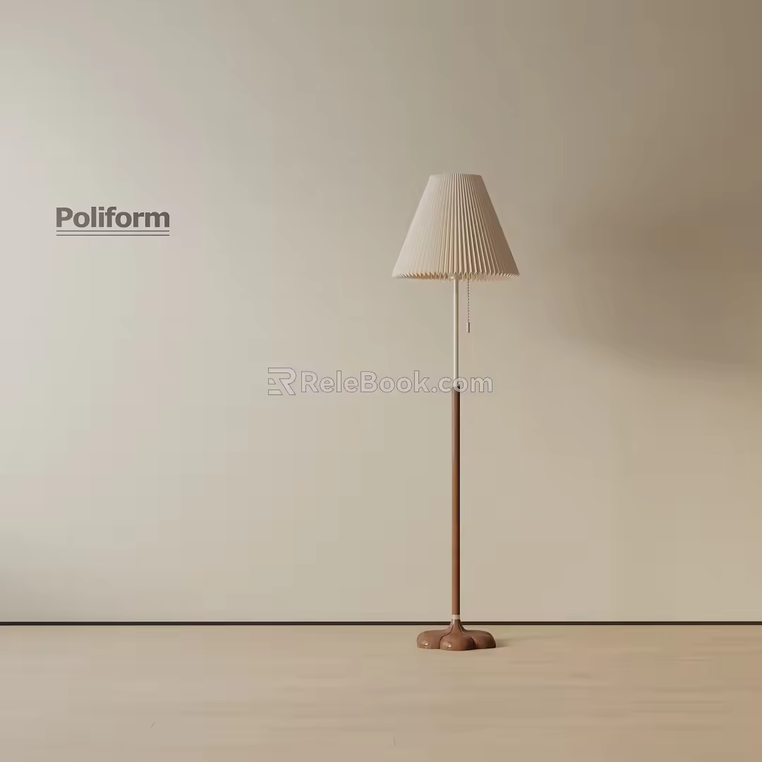 Modern floor lamp 3d model