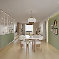 Cozy Natural Wood Tone Integrated Living And Dining Room Modern Home Interior Design