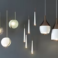 Modern Pendant Lights With Wooden White Shades And Woven Teardrop Rattan Designs