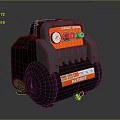 Modern air compressor air compressor motor 3d model