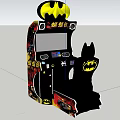 Batman Themed Entertainment Electronics with Game Chair Design Speakers LED Lights and Control Panel