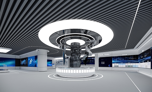 Science and Technology Exhibition Hall 3d model