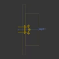 Industrial Style Mechanical Gear Decor With Yellow Accents And Pipes For Home Decoration