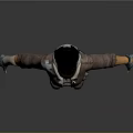 3D Game and Movie Character with Brown Jacket Blue Jeans Gloves and Utility Belt Design