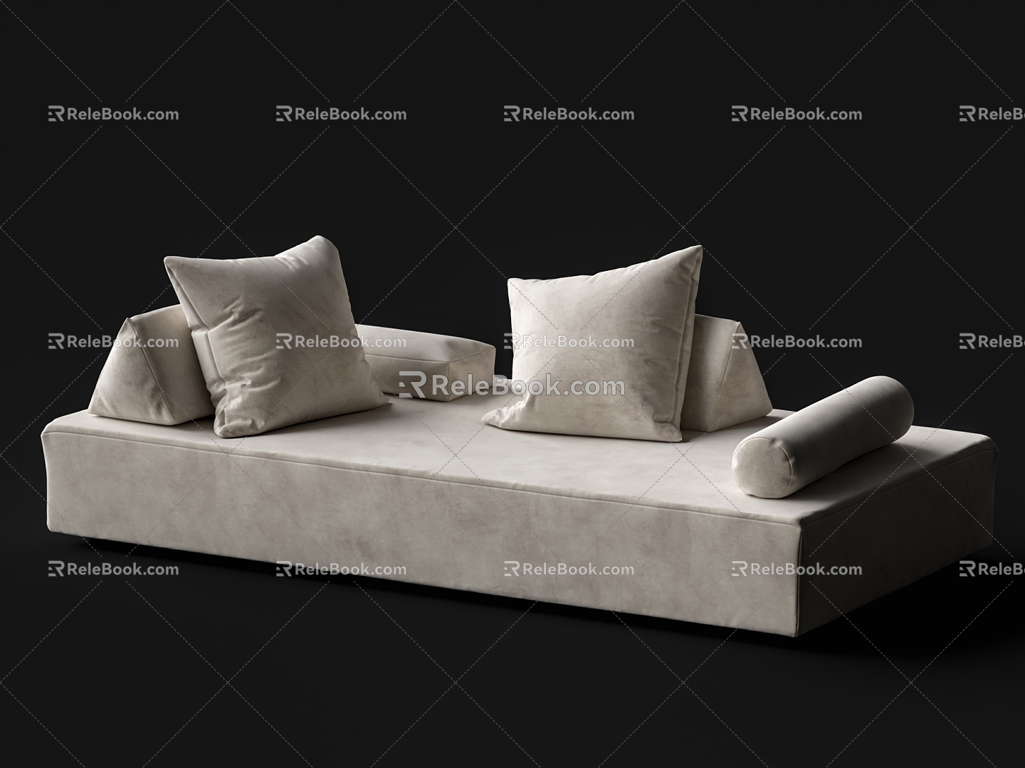 EDRA Sherazade double sofa module sofa 3d model